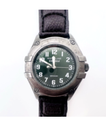Men&#39;s Ridgeline Denali NRA Brown Leather Watch Never Used New Battery - $37.62