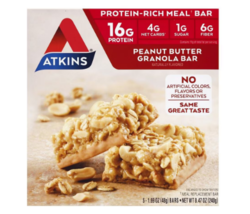 Atkins Advantage Peanut Butter Granola Bars Low Carb Peanut Butter Granola1.69oz - £16.51 GBP
