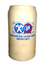 Hacker Pschorr Brau Munich 1L Masskrug German Beer Stein - £15.67 GBP