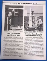 NASA Goddard News &amp; Inside Goddard newsletters May 27 1968 - £7.87 GBP