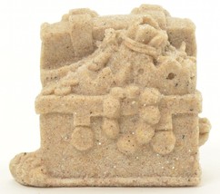 SAND-DECO Sand Sculpture Figurine Treasure Chest 1450H 1 7/8&quot; Tall Beach Decor - £10.22 GBP