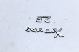 02-08 JAGUAR X-TYPE 2.5L REAR EMBLEM BADGE LETTERING Q2581 image 8