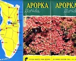 Apopka Florida Brochure 1950&#39;s Orange Blossom Trail US 441  - $29.67