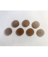 Old UK 6 Coins Lot Two Pence Mixed Years Queen Elizabeth II Collectible - €5,49 EUR