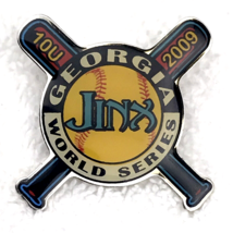 Jinx Georgia 10U World Series 2009 Vintage Pin Gold Tone Enamel Softball - $9.95