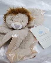 Cloud Island Lion Plush Baby Security Blanket Lovey Satin Soft Tan Brown image 4