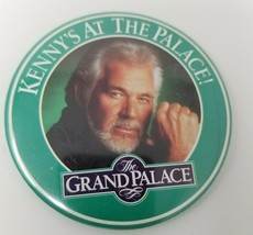 Button Kenny Rogers Kenny&#39;s At The Palace The Grand Palace Pinback Vinta... - £8.97 GBP