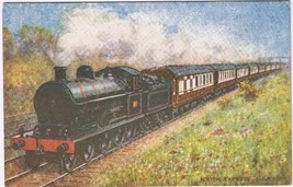 Postcard Train L &amp; NW Scotch Express - $2.81