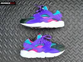 Nike Air Huarache Just Do It BQ7097-300 Pink Purple Teal Shoe Size 2 You... - $49.49