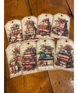 16 Christmas Books Junk Journal Tags - $12.00