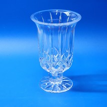 DePlomb By SAINT GEORGE 7” Crystal HURRICANE Vase / Candle Holder - MINT - £19.63 GBP