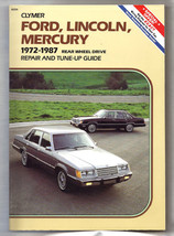 Auto Repair and Tune Up Guide Ford Lincoln Mercury Clymer 1972-1987 Like New - £14.35 GBP