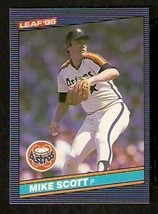 Houston Astros Mike Scott 1986 Leaf Donruss Baseball Card # 235 - £0.39 GBP