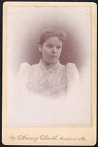 Adelle F. Heath Cabinet Card Photo   E.M.C. Seminary Bucksport, Maine - £14.76 GBP