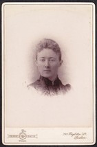 A.M. Furnell (Funnel) Cabinet Card Photo   E.M.C. Seminary Bucksport, Maine - £18.51 GBP