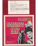 BEATRICE KAY Original Signed Letter Postcard - Vaudeville Singer - £29.68 GBP