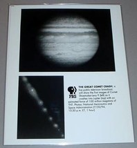 Comet Schoemaker Levy 9 &amp; Jupiter   Pbs Tv Promo Photo - £11.95 GBP