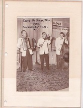 Dave Hoffman Trio 1959 Admiral Tv Convention Souvenir Photo &amp; Folder - £31.77 GBP