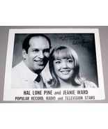 HAL LONE PINE &amp; JEANIE WARD LITHO #2 - Country Singers - £23.53 GBP