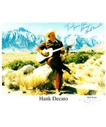 HANK DECATO ORIGINAL AUTOGRAPH SIGNED 8X10 PHOTO - $41.16 CAD