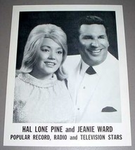 Hal Lone Pine &amp; Jeanie Ward Litho #1   Country Singers - £27.37 GBP