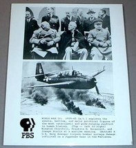 Churchill Roosevelt Stalin / Navy Avenger Bomber Photo - £11.76 GBP