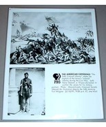 CIVIL WAR UNION 54th COLORED INFANTRY - PBS TV Photo - $20.30 CAD