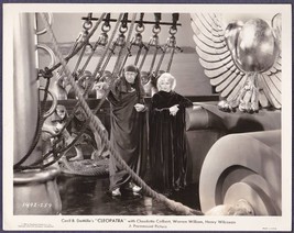 CLAUDETTE COLBERT CLEOPATRA Original 1934 8x10 Cecil B. DeMille Film Pho... - $65.00