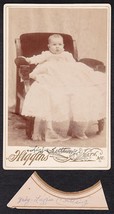 Elizabeth Lizzie Cutting Cabinet Card Photo   Bath, Maine - £13.98 GBP