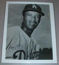 Maury Wills   Autographed 8 X 10 Photo - £23.48 GBP