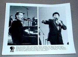 JERRY LEE LEWIS &amp; CHUBBY CHECKER - PBS TV Promo Photo - £11.90 GBP