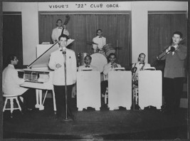 Jerry Vigue&#39;s Club 22 Orchestra 7x9 Photo #2   Atlantic City Nj (Ca. 1951) - £31.14 GBP