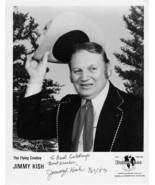 JIMMY KISH FLYING COWBOY ORIGINAL AUTOGRAPH SIGNED 8x10 PHOTO - $48.02 CAD