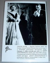 KATHLEEN BATTLE &amp; WYNTON MARSALIS - PBS TV Promo Photo - $14.95