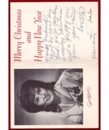 LORETTA LYNN ORIGINAL AUTOGRAPH SIGNED PHOTO CHRISTMAS CARD - $275.00