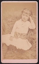 Mabel O. Hall Cdv Carte De Visite Photo   Boston, Ma (1879) - £14.10 GBP