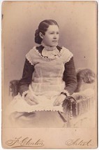 Mary Ellen Pollock Cabinet Card Photo - Nashua, New Hampshire - £13.98 GBP