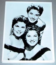 McGUIRE SISTERS - Vintage ABC-TV Pat Boone Show Photo - $24.95