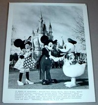 Mickey & Minnie Mouse & Donald Duck   Pbs Tv Photo - $14.95