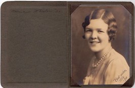 Miriam Wheeler Cabinet Photo - Edward Little High School, Auburn Maine (1930) - £13.95 GBP