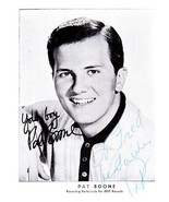 PAT BOONE ORIGINAL AUTOGRAPH SIGNED 5x7 PHOTO - $40.00