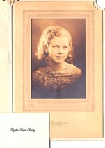 Phyllis Louise Bailey Cabinet Card Photo   Waterville, Maine (1936) - £14.10 GBP