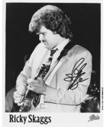 RICKY SCAGGS ORIGINAL AUTOGRAPH SIGNED 8x10 EPIC RECORDS PHOTO - $35.00