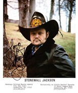 STONEWALL JACKSON ORIGINAL AUTOGRAPH SIGNED 8x10 COLOR PHOTO - $40.00