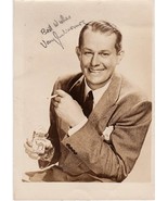 VAUGHN MONROE &amp; ZIGGY TALENT Original Autograph Signed 5x7 Chesterfield ... - $39.75