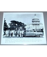 WASHINGTON D.C. CAPITOL &amp; TRANSPORT AUTO 1940s PHOTO - £11.97 GBP