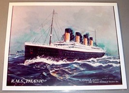 William B. Judson Lithograph Titanic Historical Society - £15.69 GBP