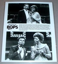 Wynton Marsalis Sarah Vaughan Johnny Mathis   Pbs Photo - £11.75 GBP