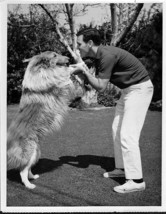 YOU DON&#39;T SAY! NBC-TV GAME SHOW PHOTO - Tom Kennedy &amp; Collie Dog - $24.95