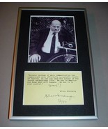 ALLEN GINSBERG Typewritten Hand Signed Quote &amp; Photo - Archival Framed - $425.00
